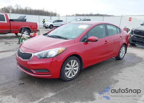 2016 Kia Forte Lx z USA, uszkodzony, nr VIN KNAFX4A61G5577470
